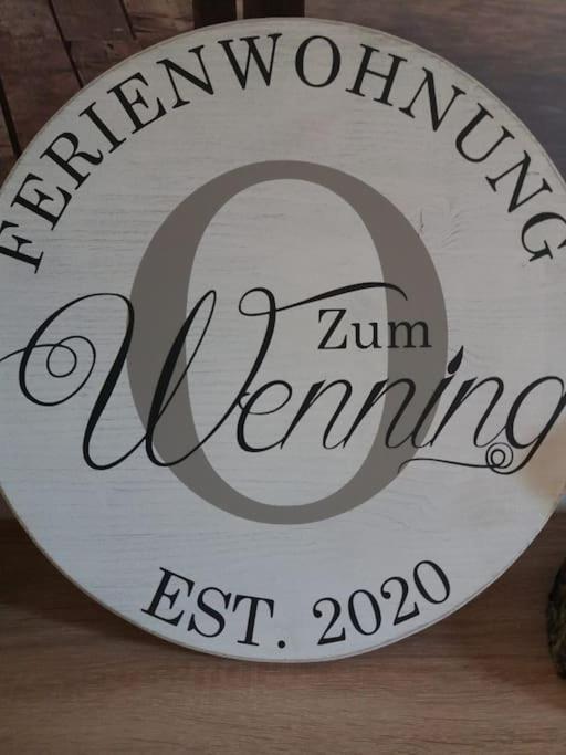 Ferienwohnung Zum Wenning Mit Garten In Stadtlohn Exterior foto